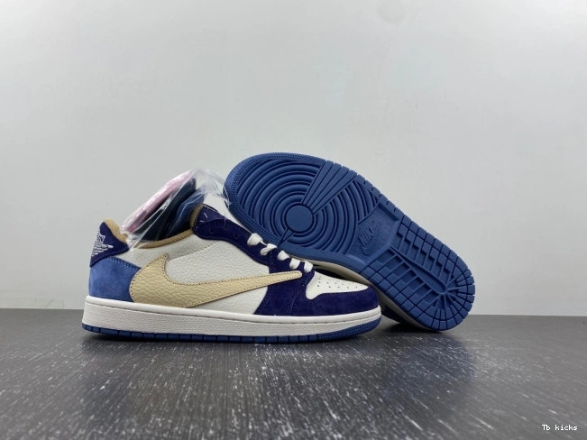 Rep TBK 1 TRAVIS JORDAN AIR DM7866-808 CUSTOM SCOTT X 0803